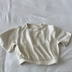 lululemon athletica Cream Short Sleeve Top